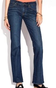 Lucky Brand Dungarees midrise flare regular 8 jeans straight